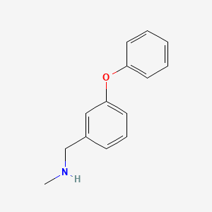 Chemical structure of N-Methyl-3-phenoxybenzylamine