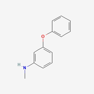 Chemical structure of N-methyl-3-phenoxyaniline
