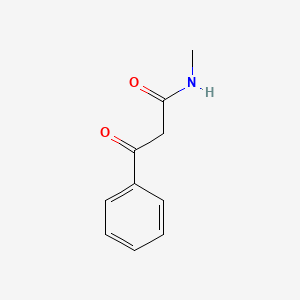 Chemical structure of N-Methyl-3-oxo-3-phenylpropanamide