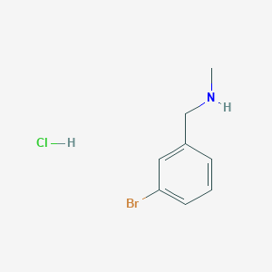 Chemical structure of N-Methyl-3-bromobenzylamine Hydrochloride