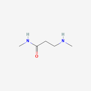 Chemical structure of N-Methyl-3-(methylamino)propanamide