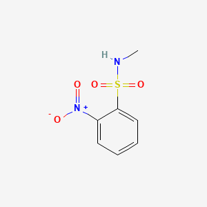 Chemical structure of N-Methyl-2-nitrobenzenesulfonamide