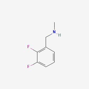 Chemical structure of N-Methyl-2,3-difluorobenzylamine