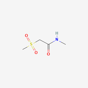 Chemical structure of N-Methyl-2-(methylsulfonyl)acetamide