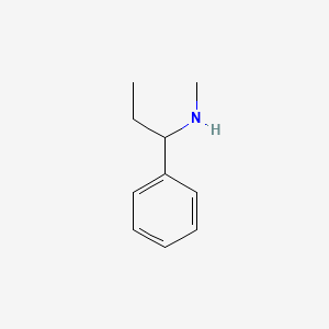 Chemical structure of N-Methyl-1-phenylpropylamine