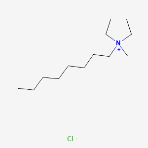 Chemical structure of N-Methyl-1-Octylpyrrolidiniumchloride