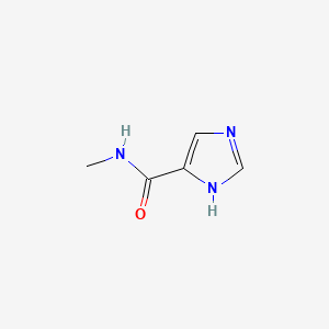 Chemical structure of N-METHYL-1H-IMIDAZOLE-5-CARBOXAMIDE
