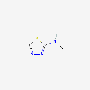 Chemical structure of N-Methyl-1,3,4-Thiadiazol-2-Amine