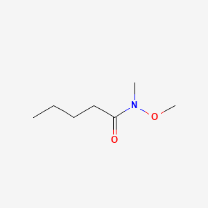 Chemical structure of N-Methoxy-N-methylpentanamide