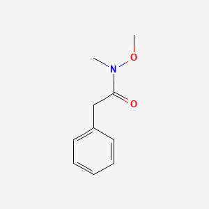 Chemical structure of N-Methoxy-N-methyl-2-phenylacetamide