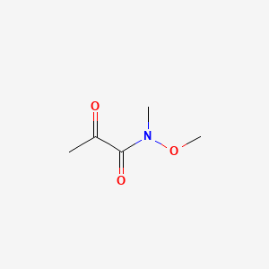 Chemical structure of N-Methoxy-N-methyl-2-oxopropanamide