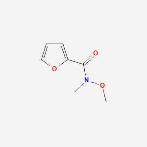 Chemical structure of N-Methoxy-N-methyl-2-furancarboxamide