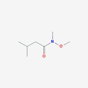 Chemical structure of N-Methoxy-N,3-Dimethylbutanamide