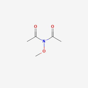 Chemical structure of N,N-Diacetyl-O-methylhydroxylamine