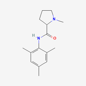 Chemical structure of N-Mesityl-1-methylpyrrolidine-2-carboxamide