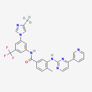 Chemical structure of Nilotinib-d3