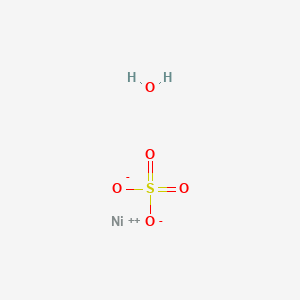 Chemical structure of Nickel(II) sulfate hydrate