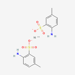 Chemical structure of Nickel p-Toluidine-2-sulfonate