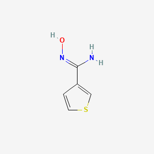 Chemical structure of N'-Hydroxythiophene-3-carboximidamide