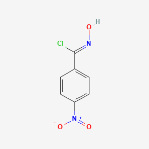 Chemical structure of N-Hydroxy-4-nitrobenzimidoyl chloride