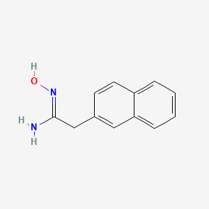 Chemical structure of N-Hydroxy-2-Naphthalen-2-Yl-Acetamidine
