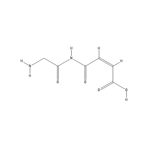 Chemical structure of N-Glycinylmaleamic acid