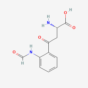 Chemical structure of N-Formylkynurenine
