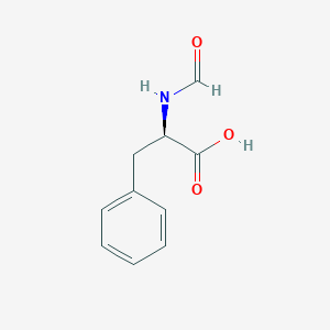 Chemical structure of N-Formyl-D-phenylalanine