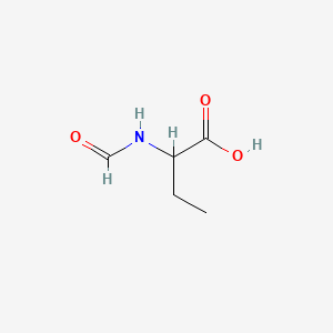 Chemical structure of 2-Formamidobutanoic acid