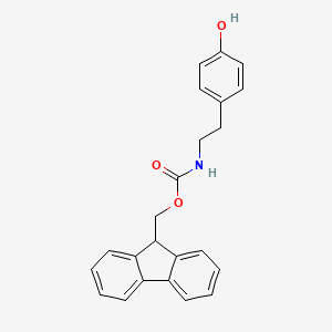 Chemical structure of N-Fmoc-4-hydroxybenzeneethanamine