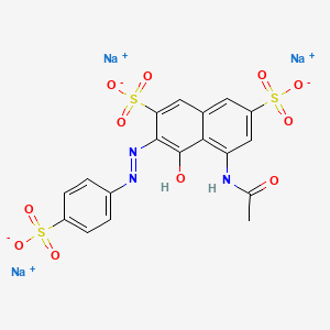 Chemical structure of New Red Solution