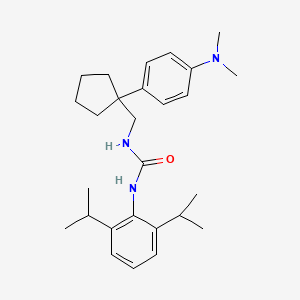 Chemical structure of Nevanimibe