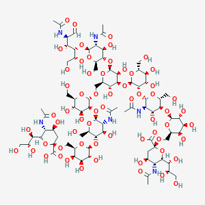 Chemical structure of Neu5Ac alpha(2-6) N-Glycan