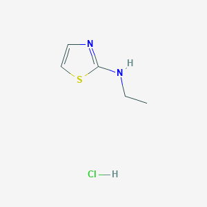Chemical structure of N-Ethylthiazol-2-amine hydrochloride