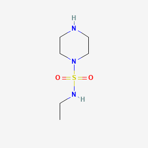 Chemical structure of N-Ethylpiperazine-1-sulfonamide