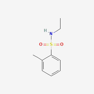 Chemical structure of N-Ethyl-o-toluenesulfonamide