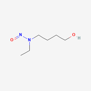 Chemical structure of 4-(Ethylnitrosoamino)-1-butanol