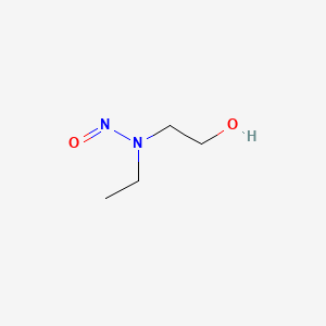 Chemical structure of 2-(Ethylnitrosoamino)ethanol