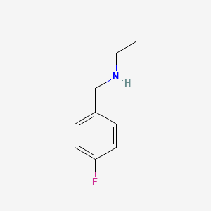 Chemical structure of N-Ethyl-4-fluorobenzylamine