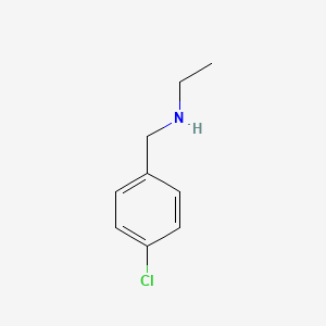 Chemical structure of N-Ethyl-4-chlorobenzylamine