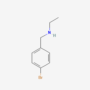 Chemical structure of N-Ethyl-4-bromobenzylamine