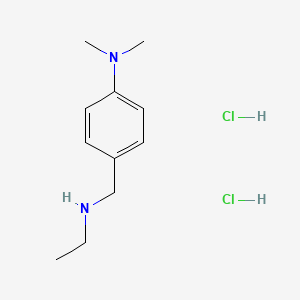 Chemical structure of N-Ethyl-4-(dimethylamino)benzylamine Dihydrochloride