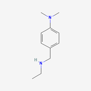 Chemical structure of N-Ethyl-4-(dimethylamino)benzylamine