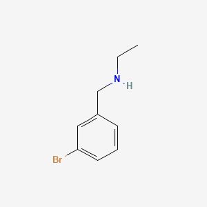 Chemical structure of N-Ethyl-3-bromobenzylamine
