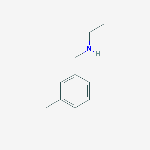 Chemical structure of N-Ethyl-3,4-dimethylbenzylamine