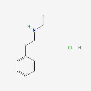 Chemical structure of Ethyl(2-phenylethyl)amine hydrochloride