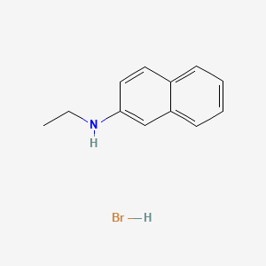 Chemical structure of N-Ethyl-2-naphthylamine Hydrobromide