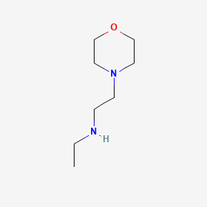 Chemical structure of N-Ethyl-2-morpholinoethanamine