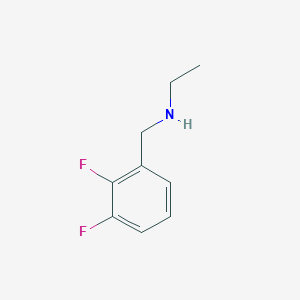Chemical structure of N-Ethyl-2,3-difluorobenzylamine