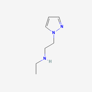Chemical structure of N-Ethyl-2-(1-pyrazolyl)ethanamine